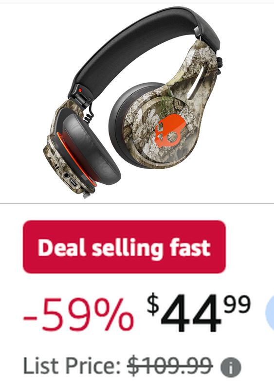 $109.99 SKULLCANDY ANC HEADPHONES NOW $44.99