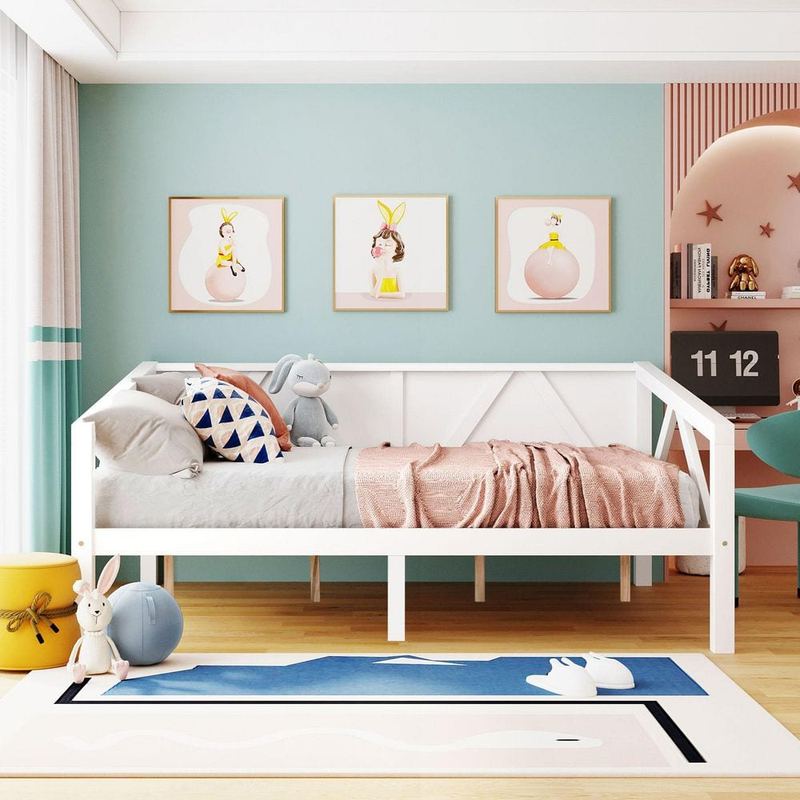 Qualler - Multi-functional White Full Daybed