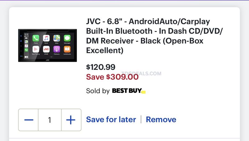Open-box deal at Best Buy.