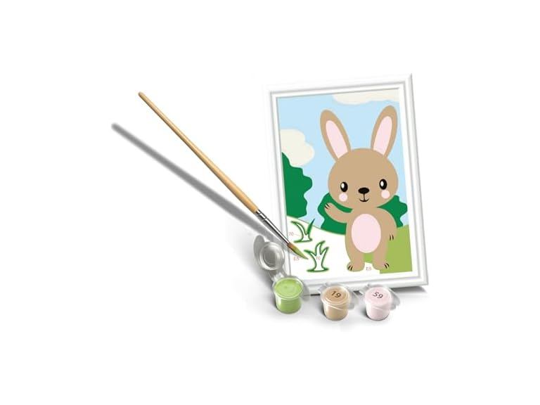 Ravensburger CreArt Cute Bunny Paint‑by‑Number Kit