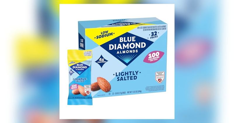 $22.99 BLUE DIAMOND ALMONDS 32-PACK FOR $12.79