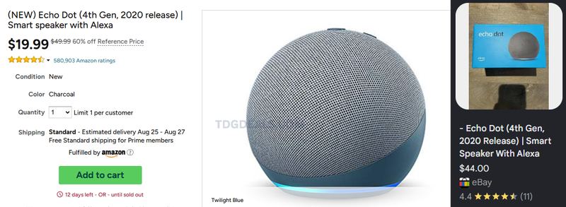 60% OFF ECHO DOT 🔊