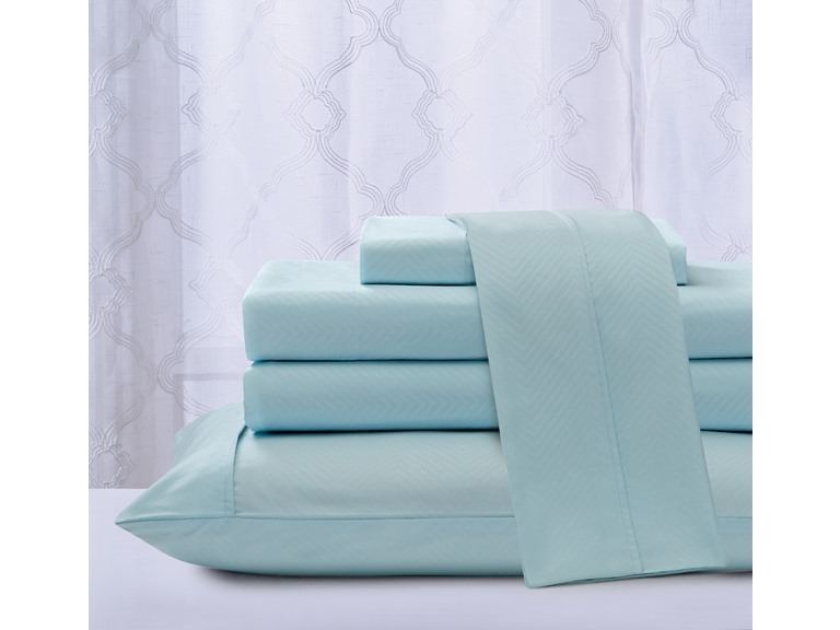 76% OFF: Rayon From Bamboo 4pc Chevron Sheet Set