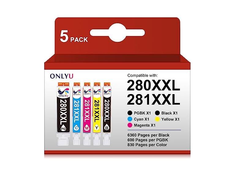 73% OFF: ONLYU Cartridges 5 Pack 2281XXL Canon