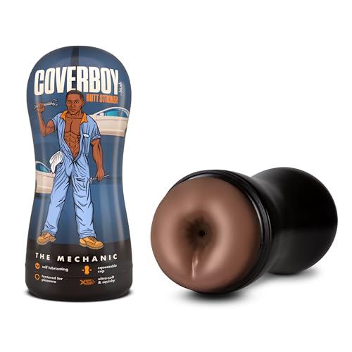 Blush Coverboy The Mechanic 7.5" Male Masturbator, Brown