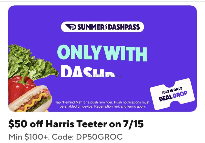 DOORDASH $50 OFF $100 IN GROCERIES TOMORROW 🚨 🍽️