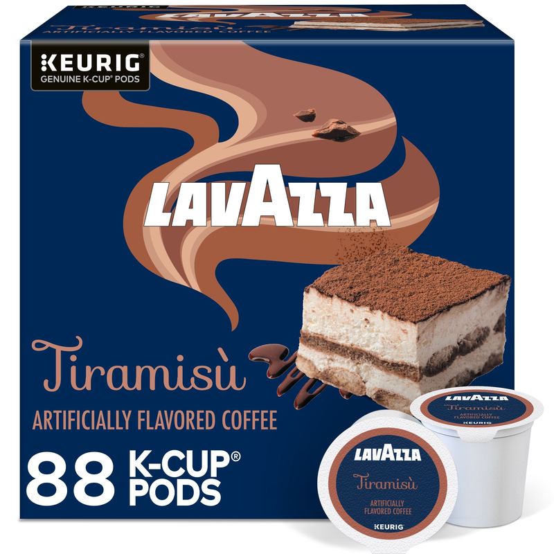 Lavazza - Tiramisu Keurig K-Cup® Pods, Light-Medium Roast, 100% Arabica (88 Pods)