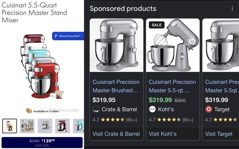 KitchenAid performance without the KitchenAid price.