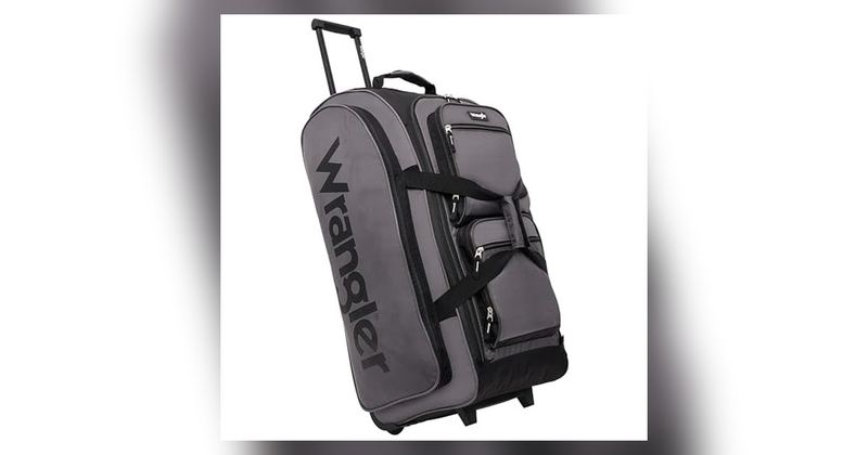 $53.41 WRANGLER 30" ROLLING DUFFEL FOR $17.16