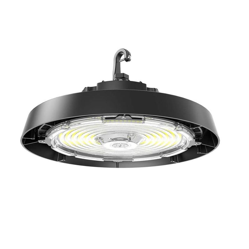 ETI LIGHTING - 11 in. 400-Watt Equivalent LED Black High Bay Light 36,000LM 200W 220W 240W 3000K 4000K 5000K 120-277V Dimmable