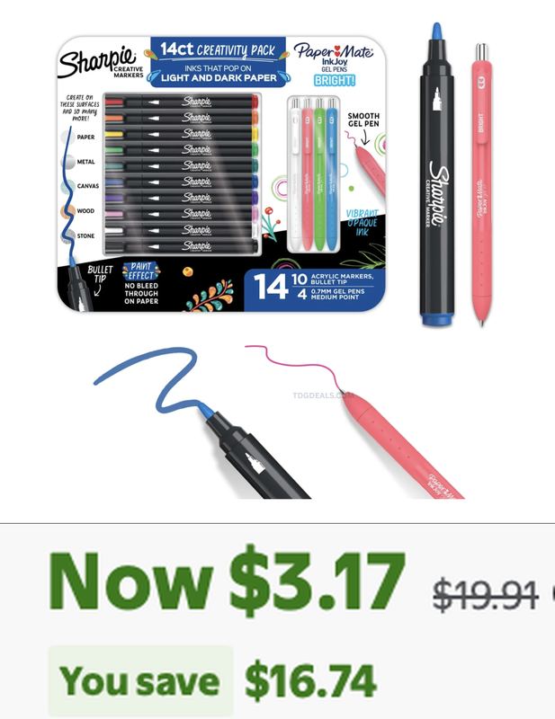 $19.91 Sharpie Creative Markers now $3.17