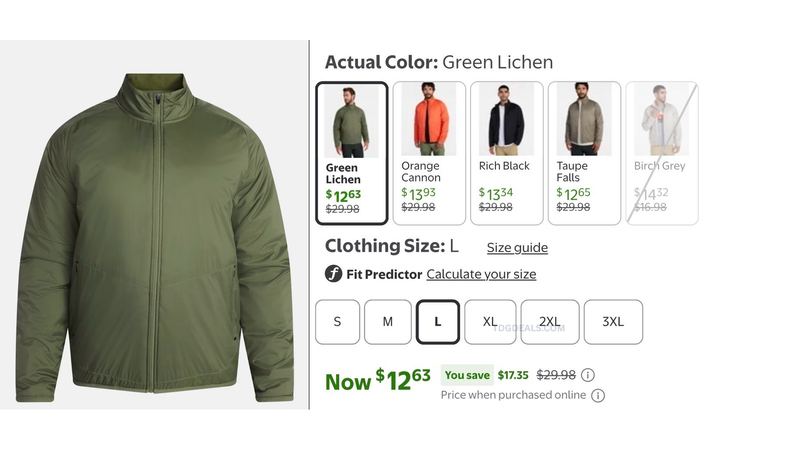 MEN’S JACKET UNDER $13