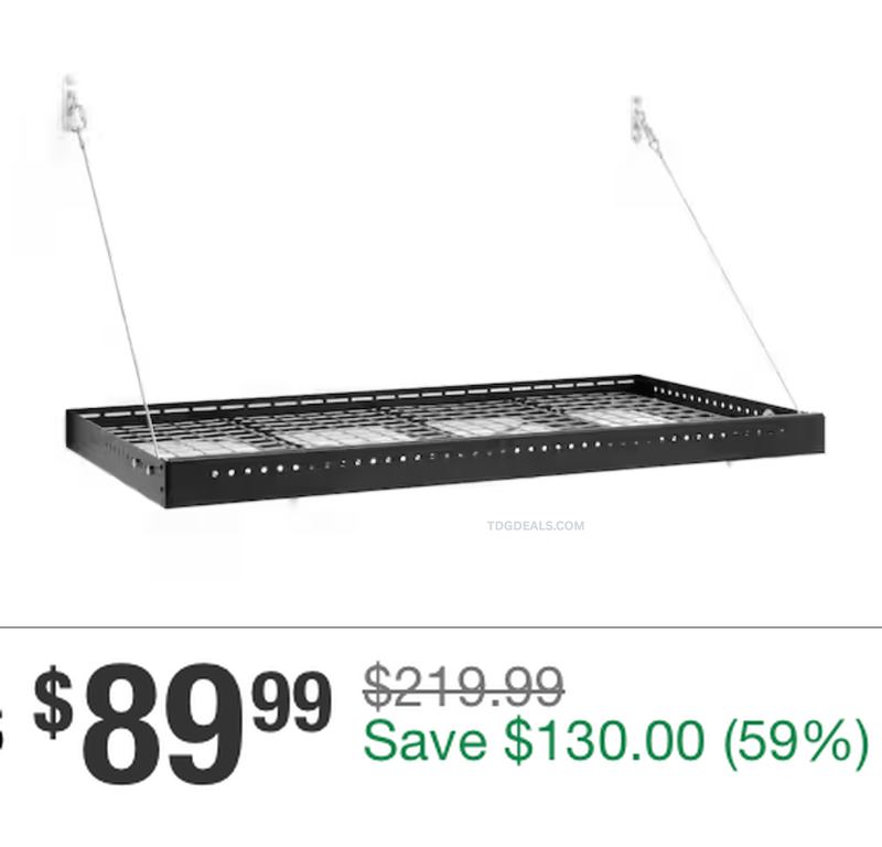 59% OFF STEEL WALL SHELF