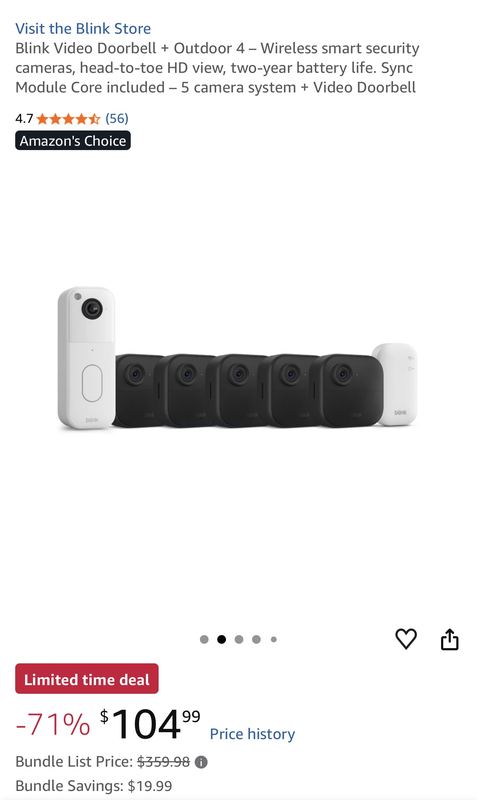 🚨 Blink security bundle deal is back.