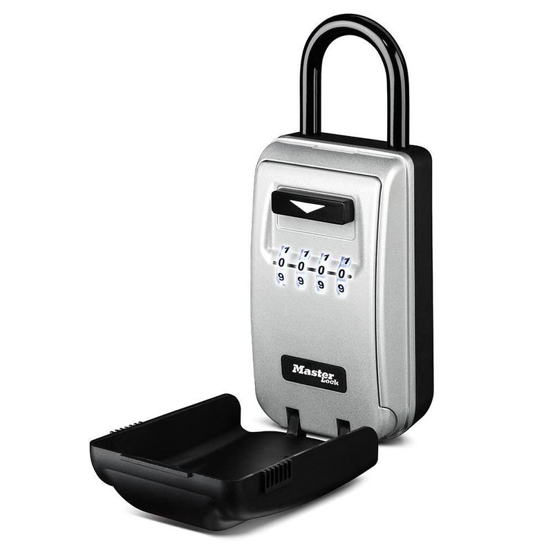 Master Lock - Lock Box, Resettable Combination Dials, Light Up Dials