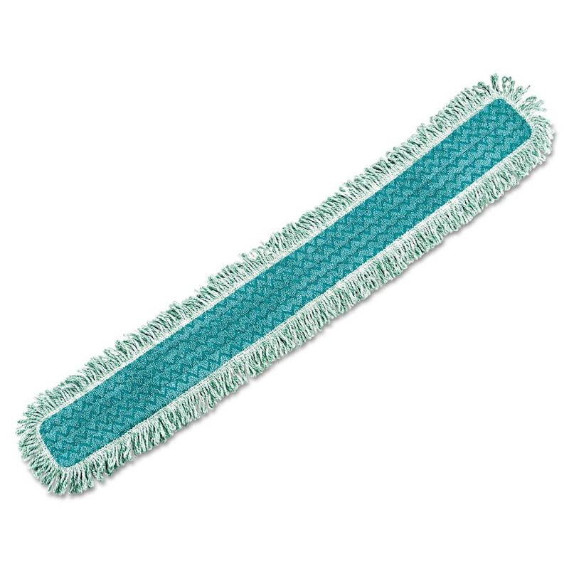 Hygen Dust Mop Heads With Fringe, Green, 48, Microfiber, 6/carton