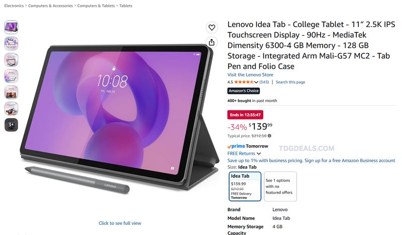 LENOVO IDEA TAB DEAL 📱