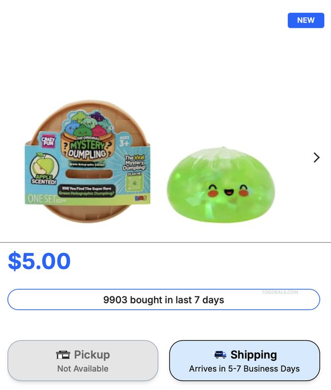 DUMPLING DROP @ FIVE BELOW 🚨