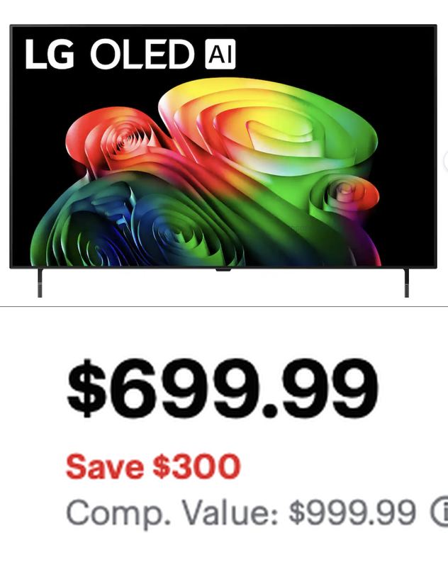 $699.99 LG 48" B6 OLED AI 4K TV @ BEST BUY 📺