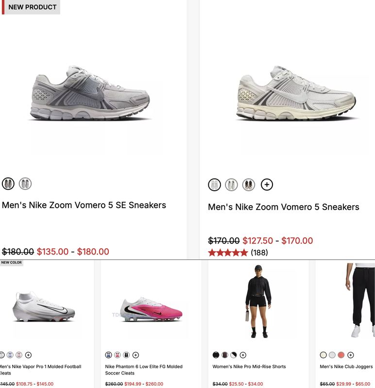 NIKE CLEARANCE @ SHEELS 🔥