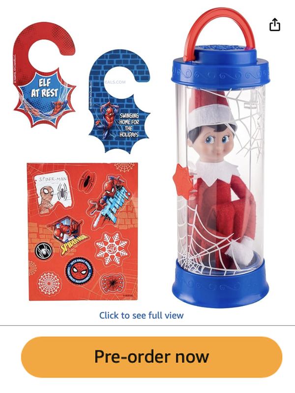 SPIDER-MAN ELF ON THE SHELF - PREORDER