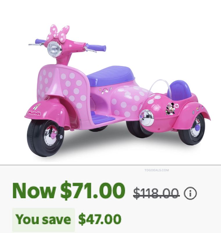 $118 HAPPY HELPERS SCOOTER WITH SIDECAR FOR $71 🛵🔥