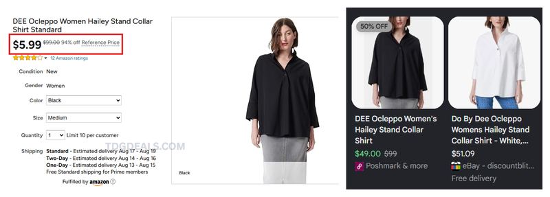 DEE OCLEPPO WOMEN'S TOP 94% OFF 👀
