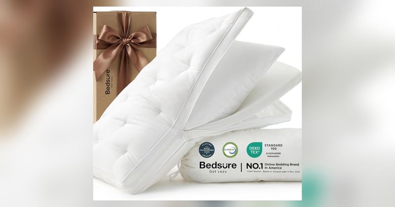 $24 ADJUSTABLE PILLOW ON AMAZON
