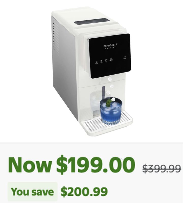 $399.99 FRIGIDAIRE NUGGET ICE MAKER FOR $199