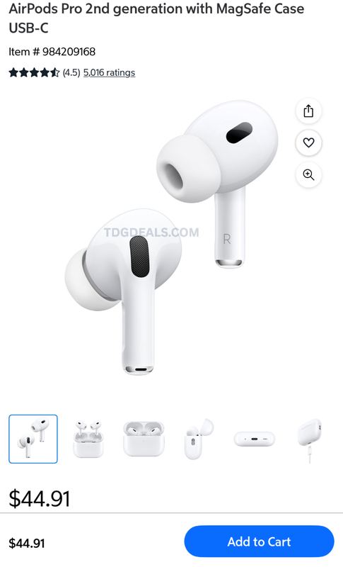 AIRPODS PRO 2 USB-C — AS LOW AS $44.91