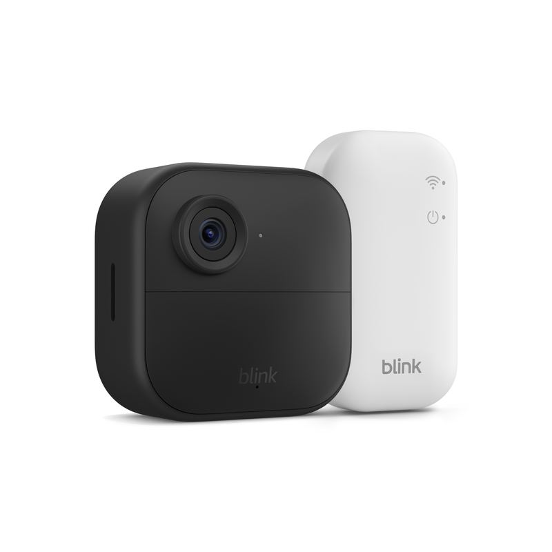 Blink - Outdoor 4 – Wireless smart security camera, two-year battery life, 1080p HD. Sync Module Core included – 1 Camera - Black