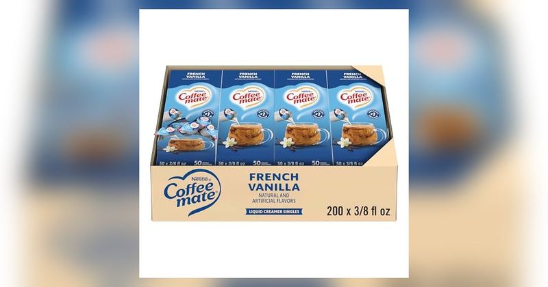$33.13 COFFEE MATE FRENCH VANILLA CREAMER SINGLES FOR $16.66