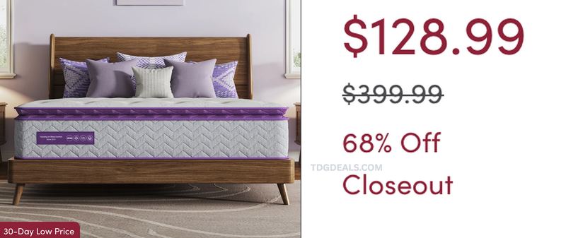 KING PILLOW TOP MATTRESS FOR $128.99 🛌👑