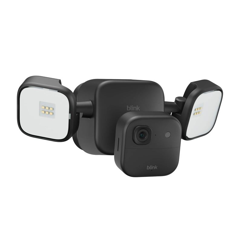 Blink - Outdoor 2K+ Floodlight Camera — Wireless smart security camera, 2K resolution, 700 lumens, Sync Module Core included - Black