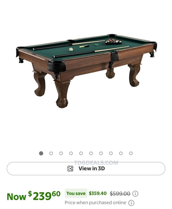 POOL TABLE DEAL UNDER $240 👀