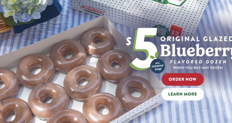 🍩 $5 KRISPY KREME BLUEBERRY DOZEN 🫐