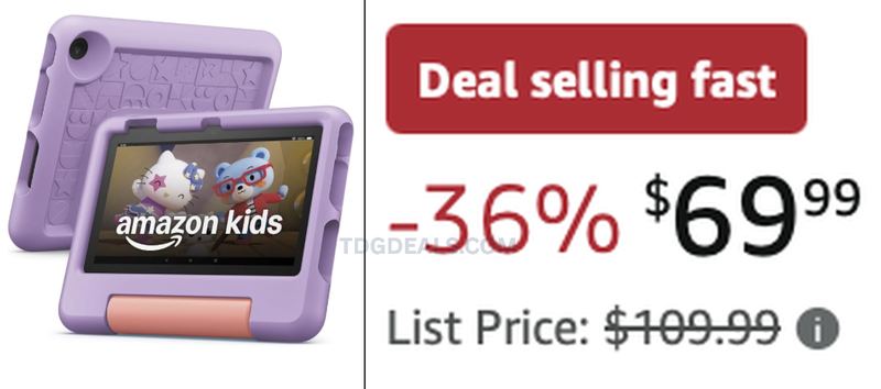 $69.99 REG 109.99 AMAZON FIRE 7 KIDS