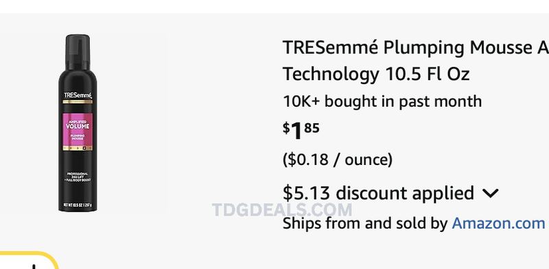 STACKING CODES ON TRESemmé Mousse ⚡️