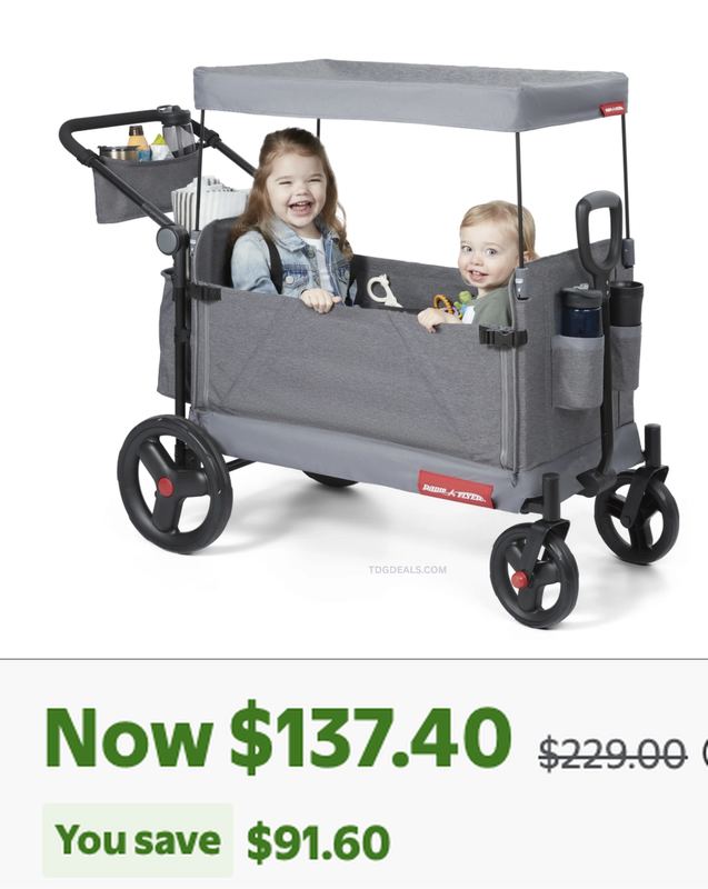 $137.50 RADIO FLYER KID & CARGO WAGON