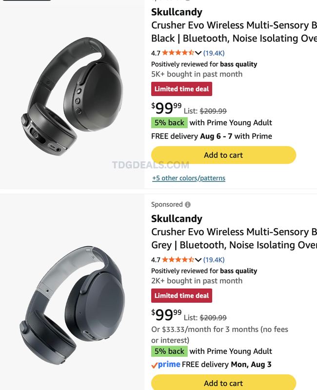 SKULL CANDY $200+ HEADPHONES NOW $99.99 😱