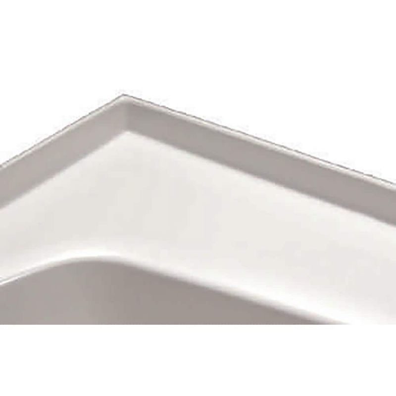 Hydro Systems - 4-Side integral Tile Flange in White