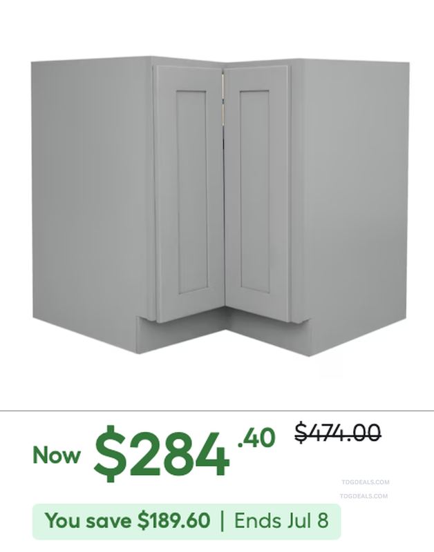 $284.40 SHAKER CABINET @ LOWE'S 🔥