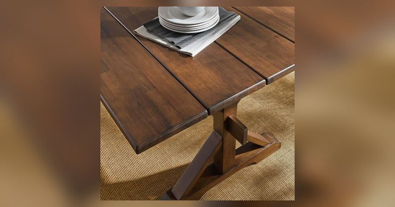 $171.29 MODWAY 71 INCH WALNUT DINING TABLE on Amazon