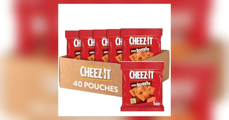 50% OFF CHEEZ-IT EXTRA TOASTY 40-PACK 👀