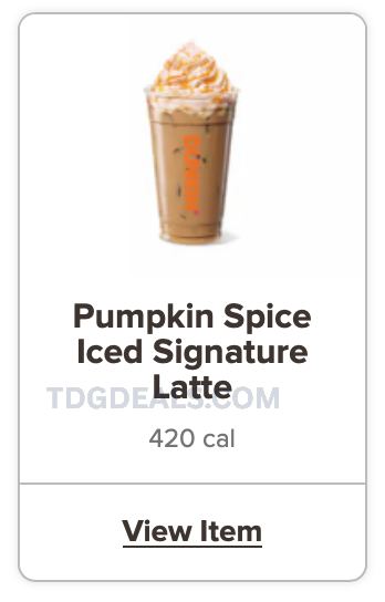 RUMOR: 🚨 FREE DUNKIN’ PUMPKIN SPICE LATTE TOMORROW