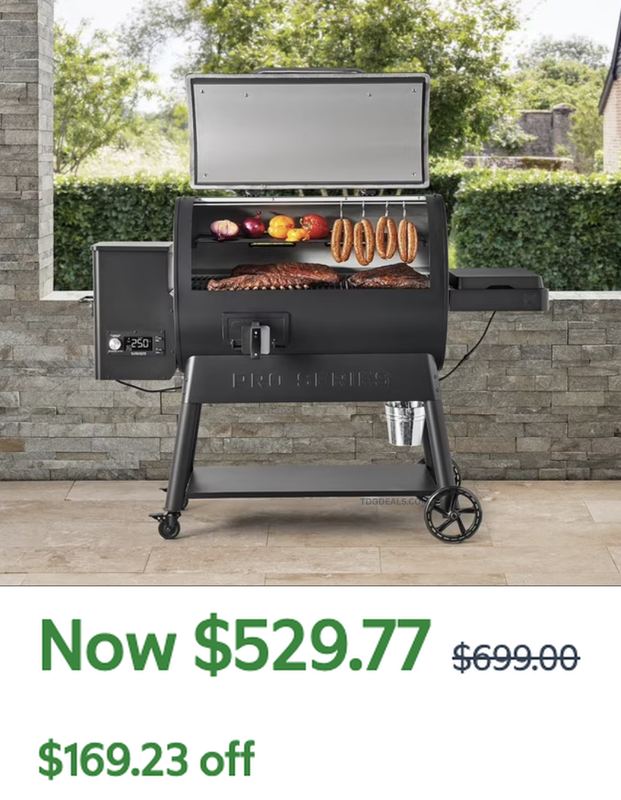 $169.23 OFF MEMBER'S MARK PRO PELLET SMOKER FOR $529.77