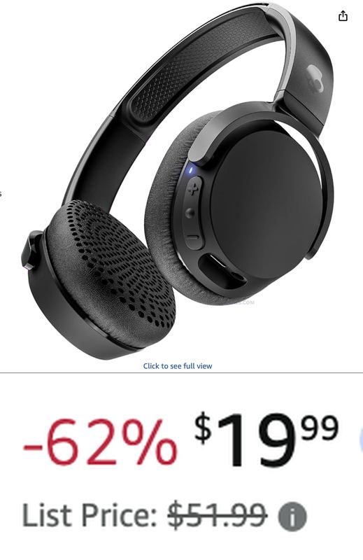 $19.99 SKULLCANDY RIFF WIRELESS 2 HEADPHONES
