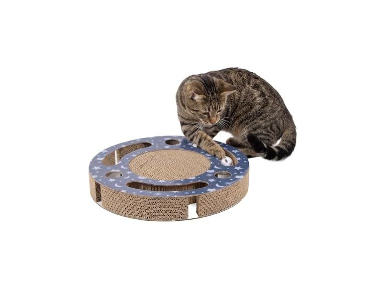 Kitty City Starry Night Corrugate Cat Scratcher