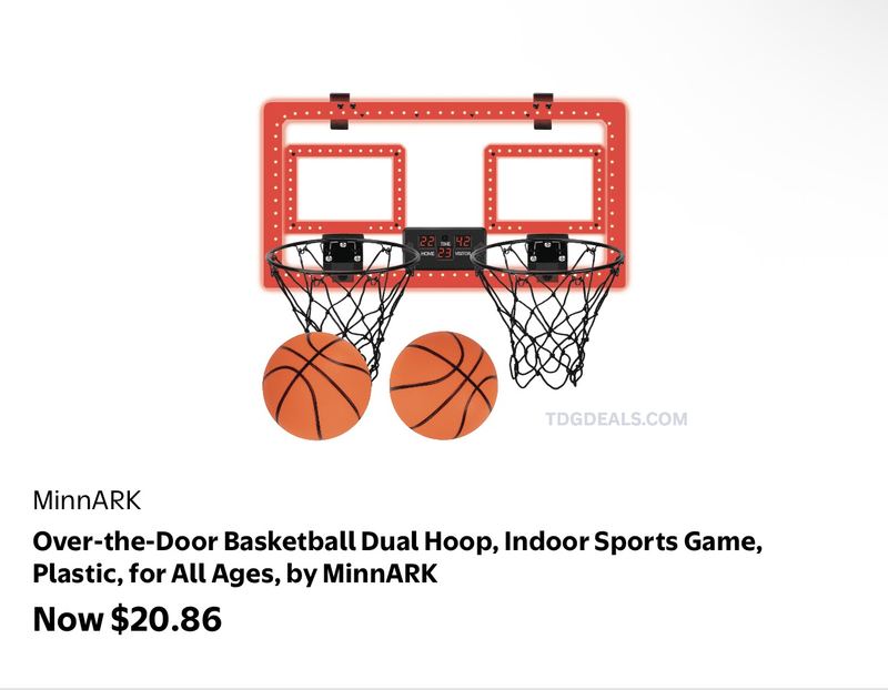 $21 MinnARK Over-the-Door Dual Basketball Hoop