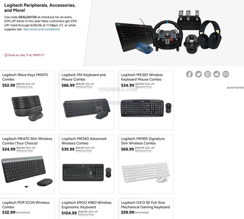 LOGITECH WOOT SALE 🖱️